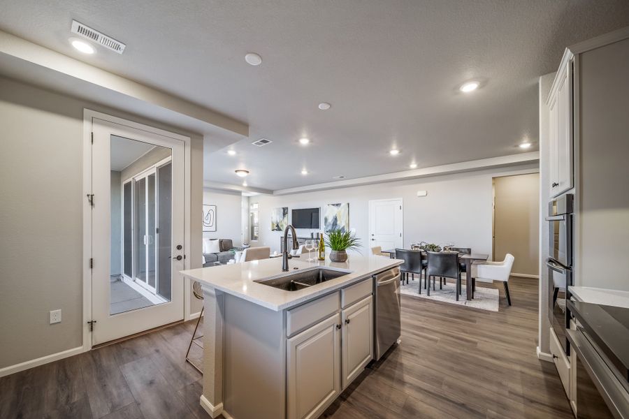 Furnished interior view inside a new home in The Reserve at Green Valley Ranch, Aurora (Image 6).