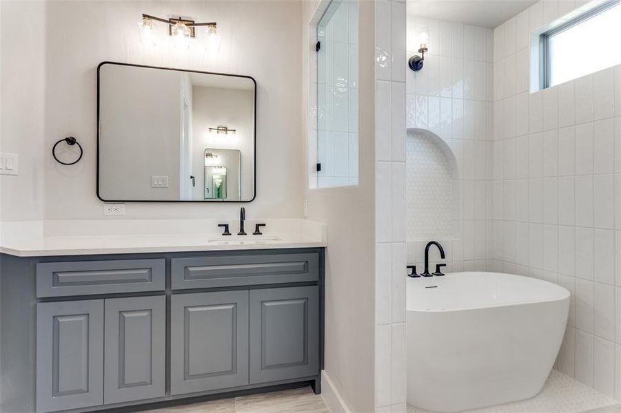 Furnished interior view inside a new home in , Weatherford (Image 12).