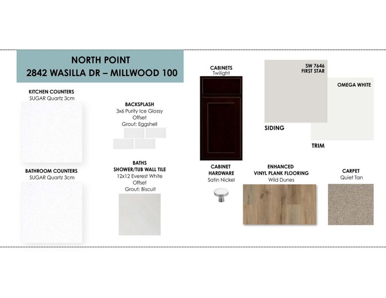 Sample of building materials used in homes in North Point, Temple (Image 12).