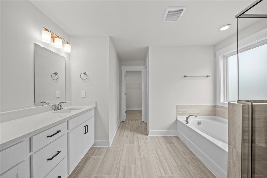 Furnished interior view inside a new home in Cedar Shoals - Signature Collection, Piedmont (Image 12).