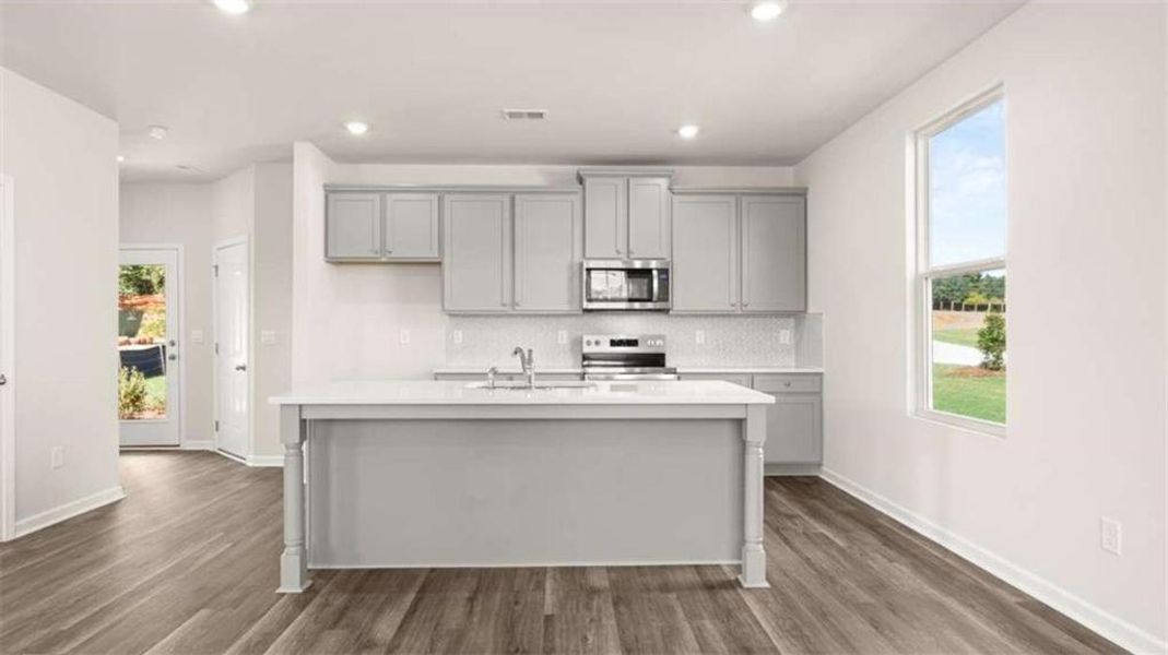 Furnished interior view inside a new home in Brookland Commons, Monroe (Image 12).