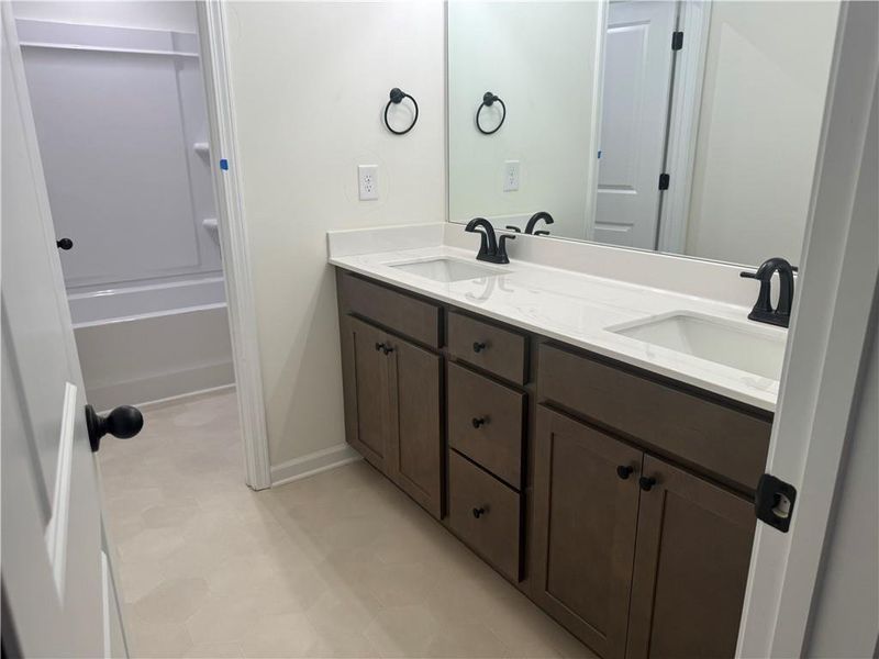 Furnished interior view inside a new home in Silver Leaf, Dawsonville (Image 4).