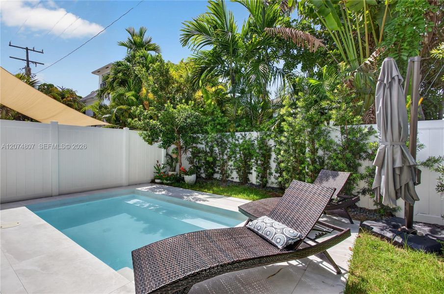 Exterior details and patio area of a home in , Fort Lauderdale (Image 3). Exterior details and patio area of a home in , Fort Lauderdale (Image 3).