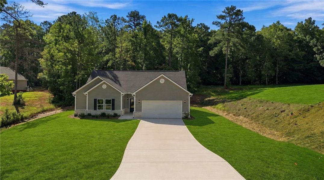 Front exterior of a new home in , Gray, GA, highlighting curb appeal (Image 21).