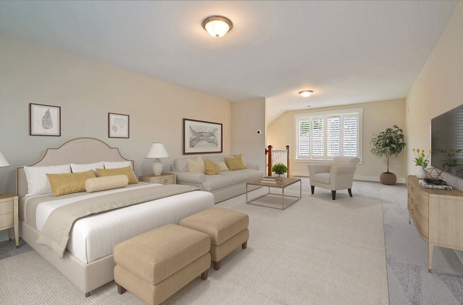 Furnished interior view inside a new home in Harmony Township, Georgetown (Image 4).