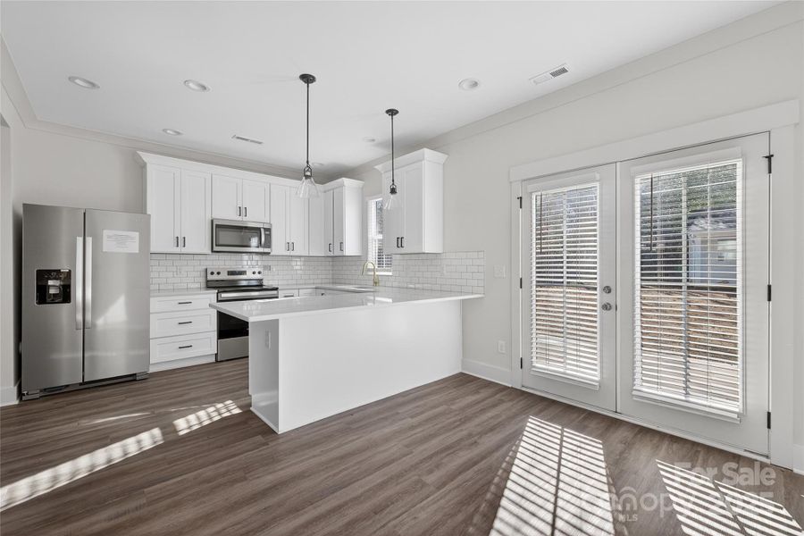 Furnished interior view inside a new home in , Charlotte (Image 17).