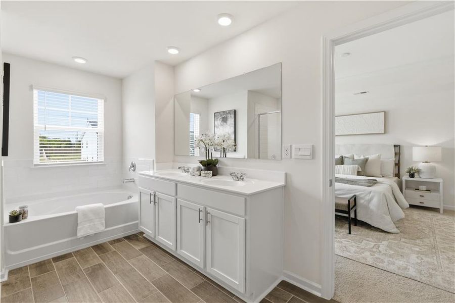Furnished interior view inside a new home in Independence, Loganville (Image 42).