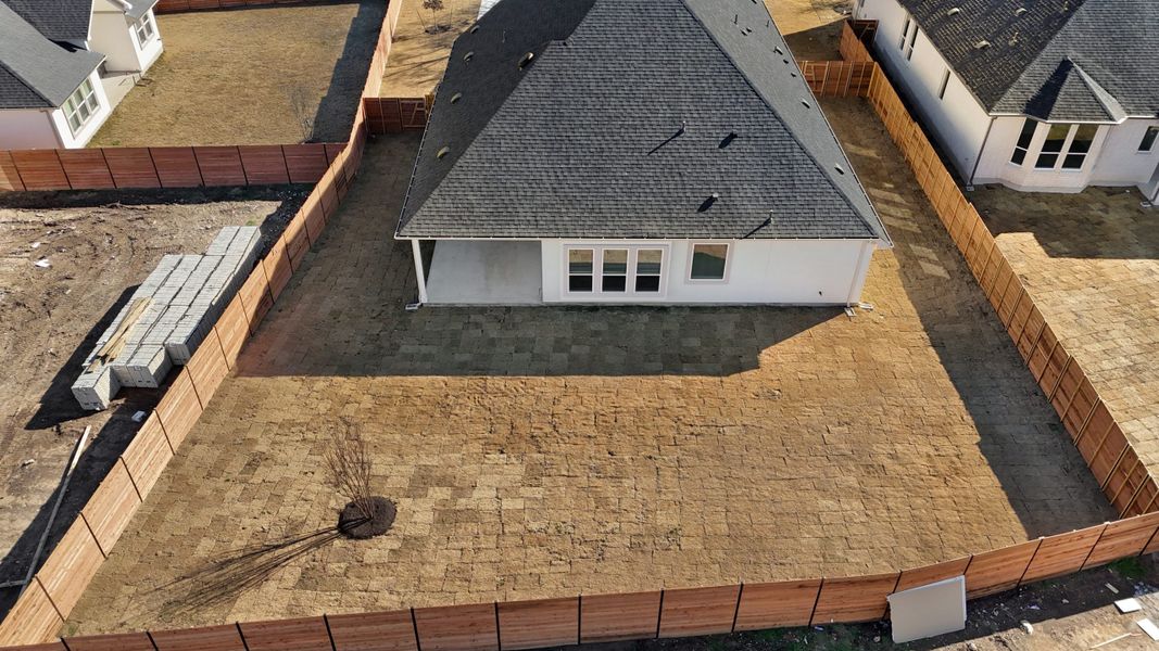 In-progress construction of a new home in Broken Oak, Georgetown, TX (Image 89).