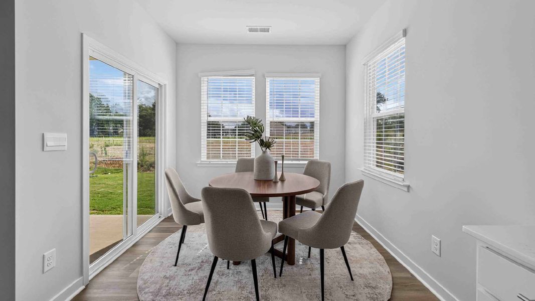 Furnished interior view inside a new home in Secrest Commons, Monroe (Image 8).