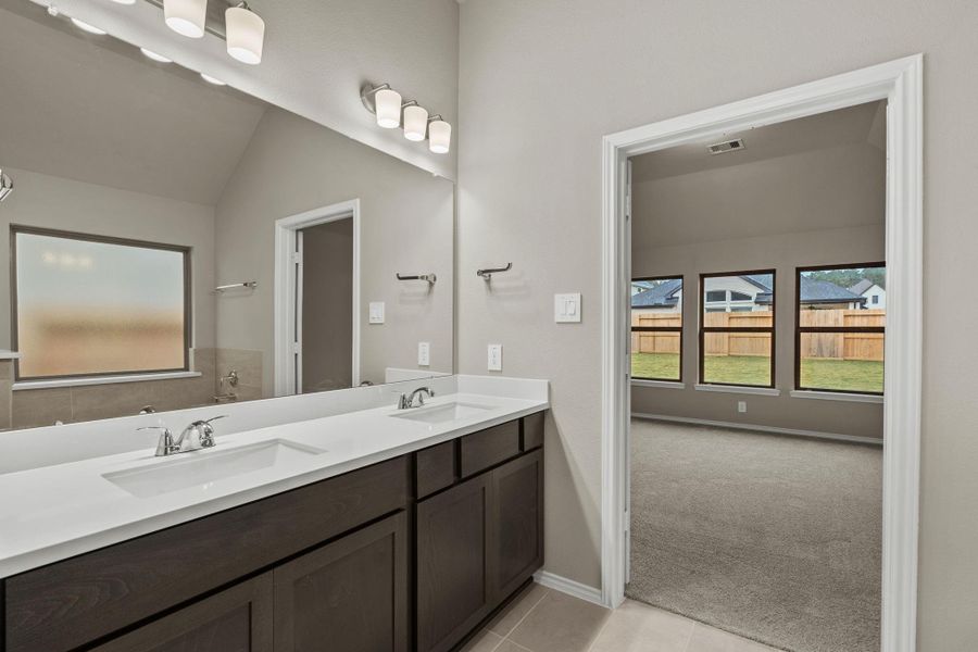 Furnished interior view inside a new home in The Highlands, Porter (Image 6).