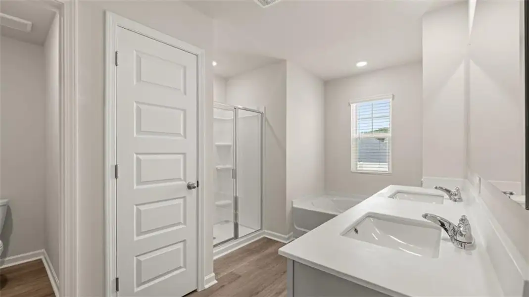 Furnished interior view inside a new home in Twin Lakes, Hoschton (Image 6).