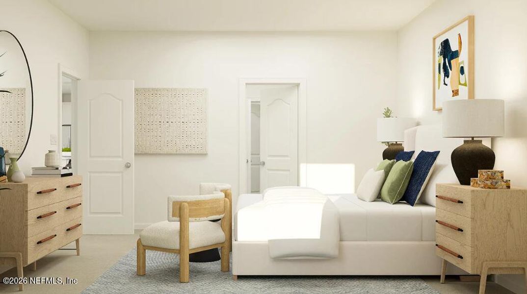 Furnished interior view inside a new home in Granary Park, Green Cove Springs (Image 15).