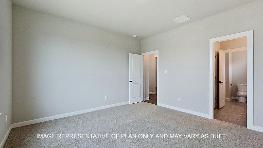 Spacious, unfurnished interior of a new home in Wellborn Settlement, College Station (Image 16).