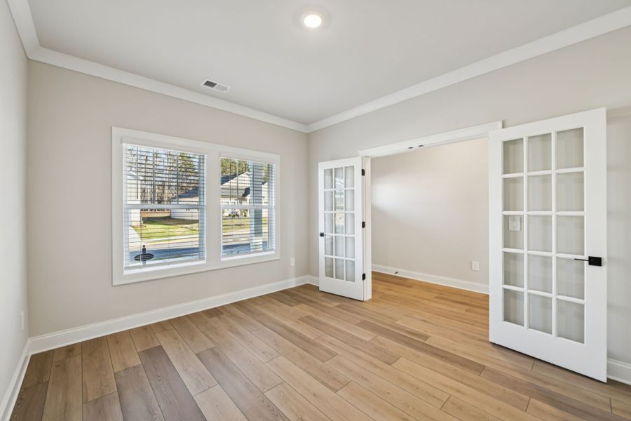 Spacious, unfurnished interior of a new home in Vines at Mill Creek - Legacy Series, Braselton (Image 14). Spacious, unfurnished interior of a new home in Vines at Mill Creek - Legacy Series, Braselton (Image 14).
