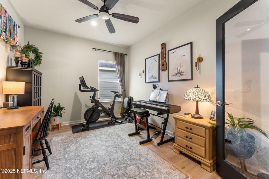 Furnished interior view inside a new home in Seminole Palms Single-Family Homes, Palm Coast (Image 51).