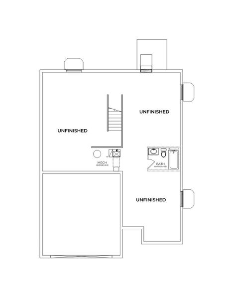 2D floor plan layout of this home in Hudson Hills, Hudson, CO (Image 4).