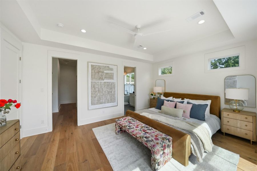 Furnished interior view inside a new home in , Houston (Image 18).
