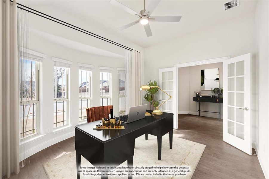 Furnished interior view inside a new home in Liberty, Melissa (Image 15).