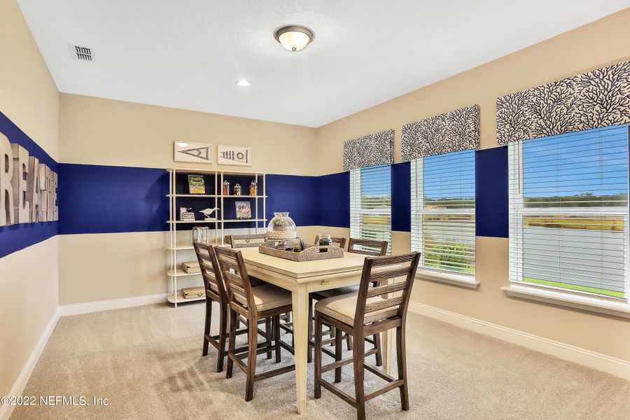 Furnished interior view inside a new home in Silver Landing at SilverLeaf, St. Augustine (Image 28).