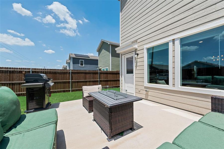 View of patio / terrace featuring grilling area View of patio / terrace featuring grilling area