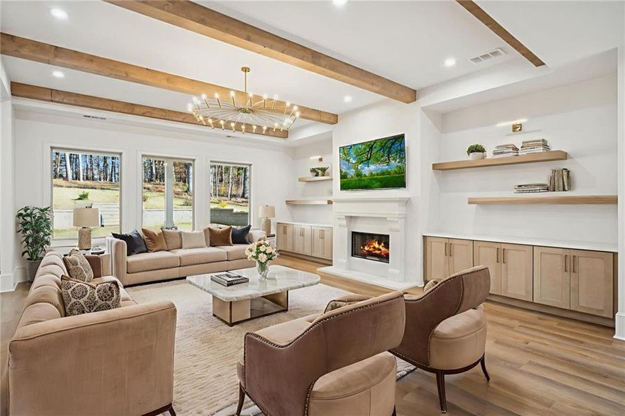 Furnished interior view inside a new home in , Gainesville (Image 9).