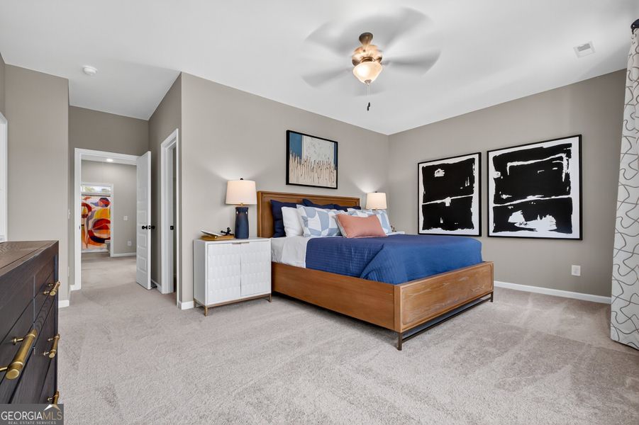 Furnished interior view inside a new home in Stonebridge North, Macon (Image 30).