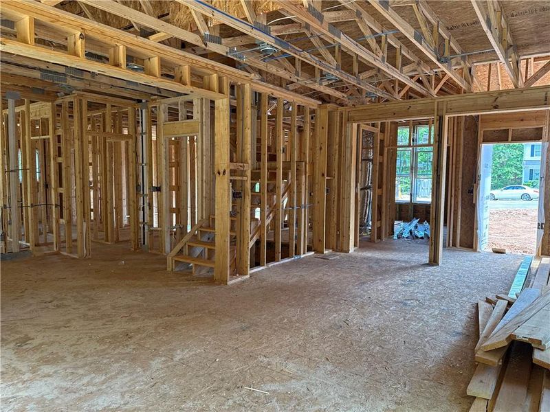 In-progress construction of a new home in , Douglasville, GA (Image 6).