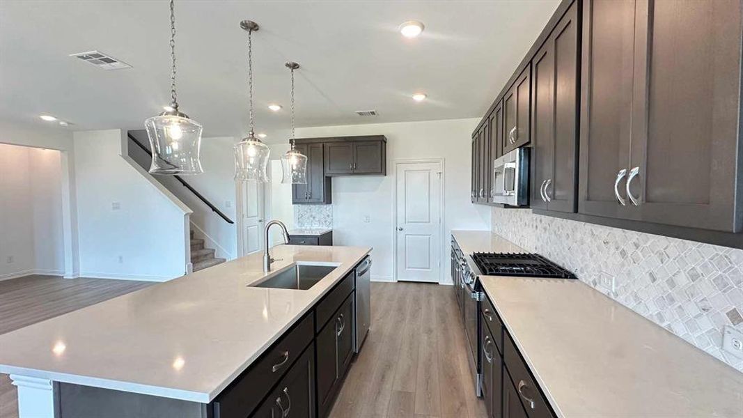 Furnished interior view inside a new home in Gateway Parks, Forney (Image 8). Furnished interior view inside a new home in Gateway Parks, Forney (Image 8).
