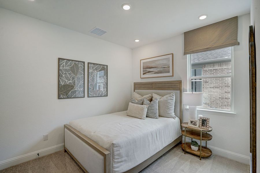 Furnished interior view inside a new home in Cross Creek Meadows, Celina (Image 15). Furnished interior view inside a new home in Cross Creek Meadows, Celina (Image 15).