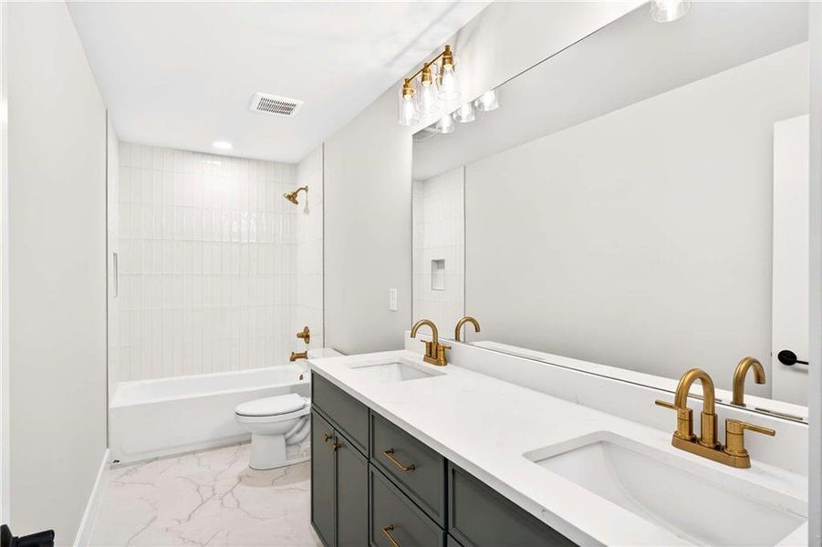 Furnished interior view inside a new home in , Norcross (Image 5).