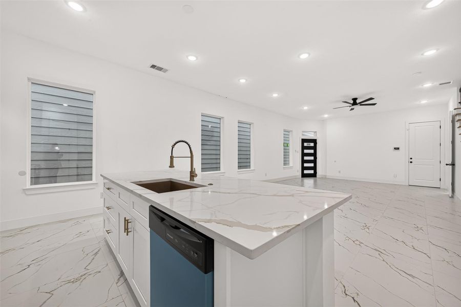 Furnished interior view inside a new home in , Houston (Image 18).