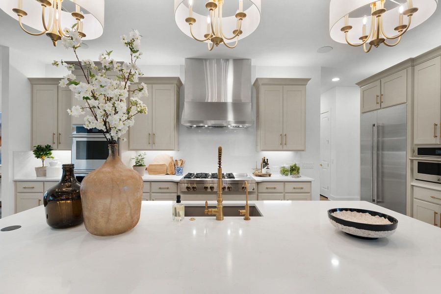 Furnished interior view inside a new home in Enchanted Bluff, Garden Ridge (Image 13).