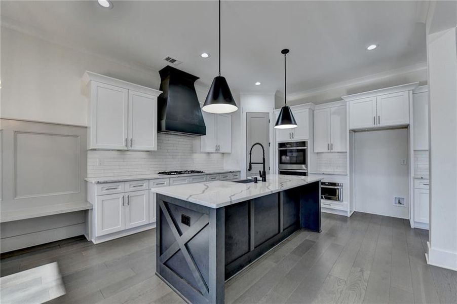 Furnished interior view inside a new home in , Buford (Image 40).