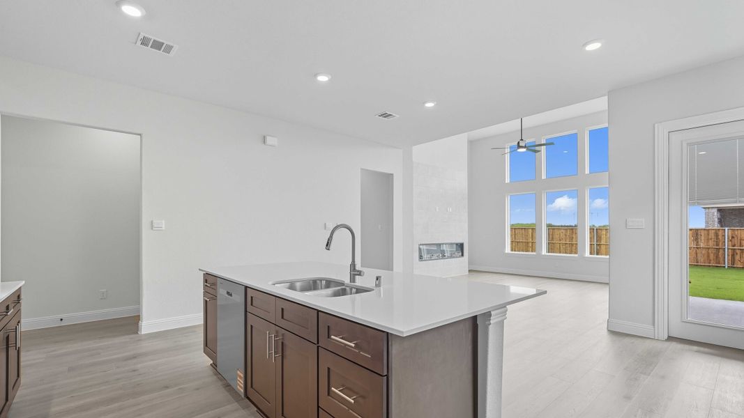 Furnished interior view inside a new home in Clearview Ranch, Royse City (Image 9).