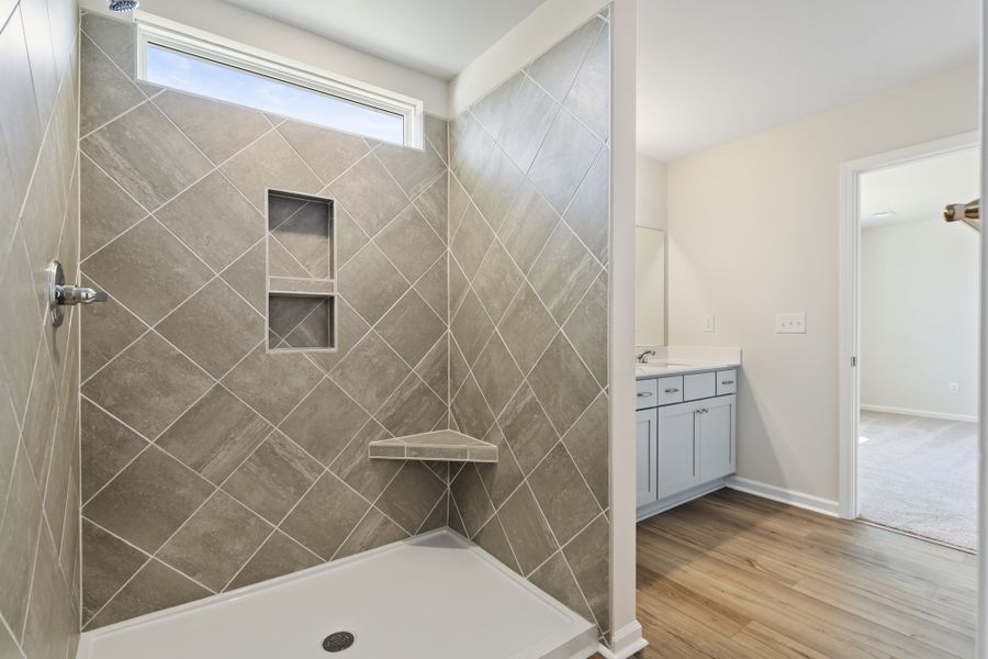 Furnished interior view inside a new home in Richmond Hill, Inman (Image 9). Furnished interior view inside a new home in Richmond Hill, Inman (Image 9).