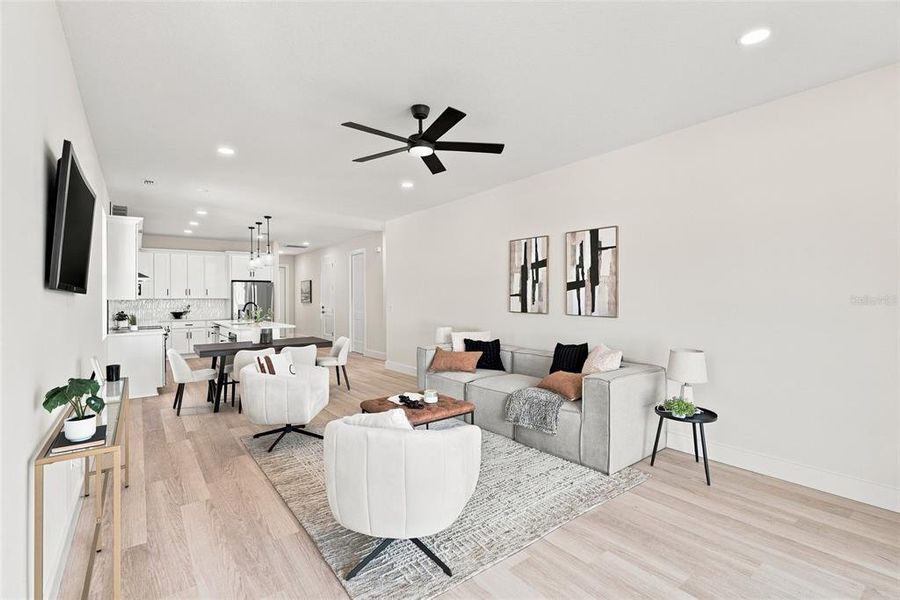 Furnished interior view inside a new home in , Largo (Image 15). Furnished interior view inside a new home in , Largo (Image 15).