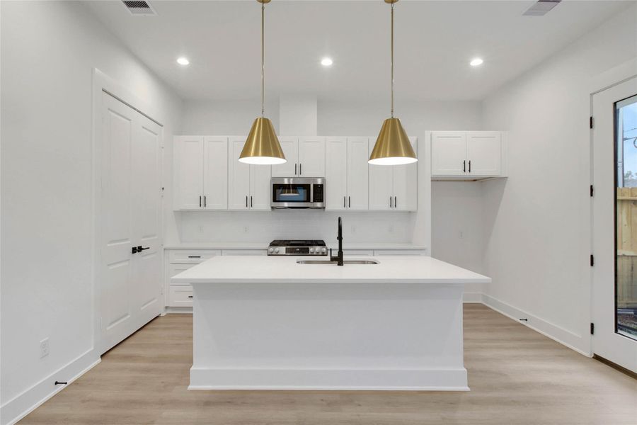 Furnished interior view inside a new home in , Houston (Image 14). Furnished interior view inside a new home in , Houston (Image 14).