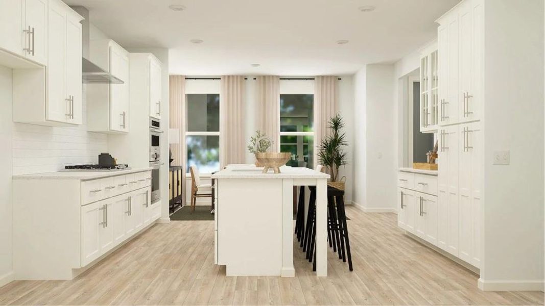 Furnished interior view inside a new home in , Woodstock (Image 9).