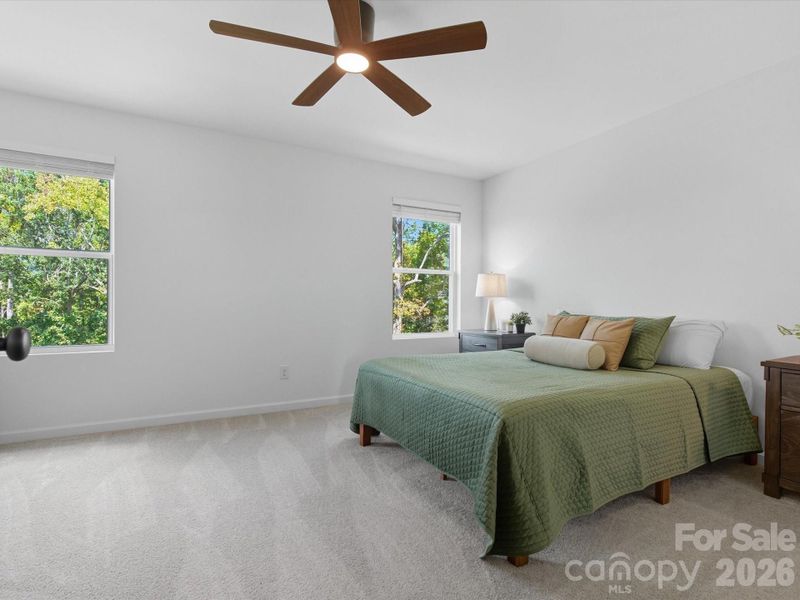 Furnished interior view inside a new home in The Landings at Catawba River, Charlotte (Image 37).