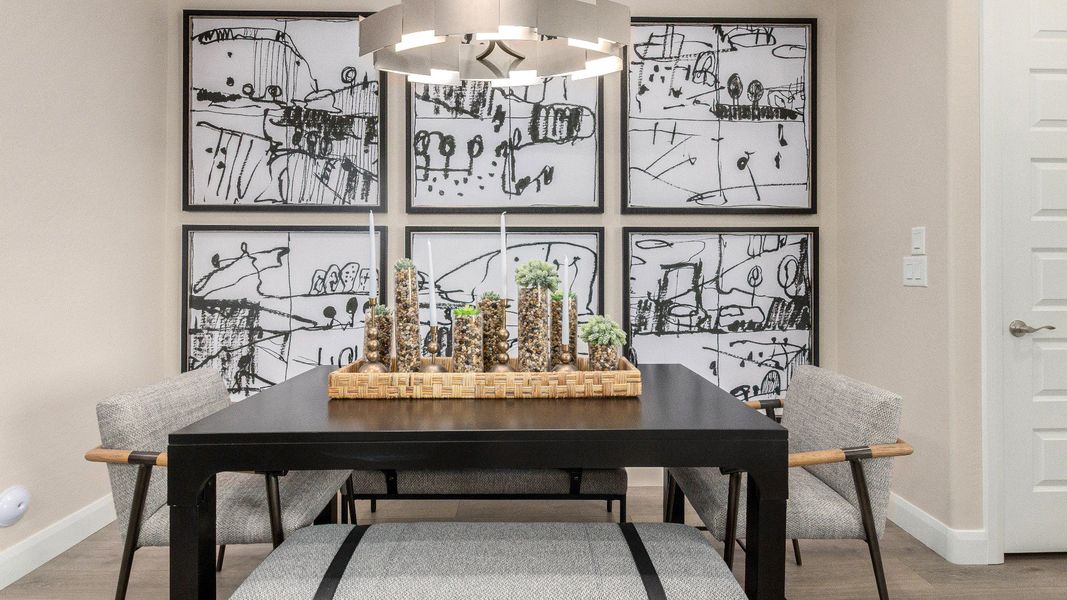 Representative furnished interior of a home built from the The Bella by DRB Homes in Surprise City Center, Surprise (Image 8). Representative furnished interior of a home built from the The Bella by DRB Homes in Surprise City Center, Surprise (Image 8).