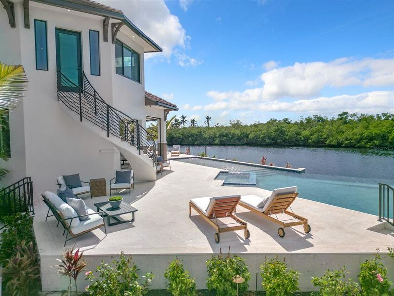 Exterior details and patio area of a home in , Fort Myers (Image 35).