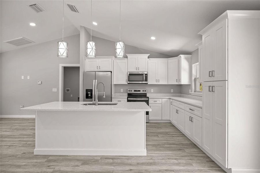 Furnished interior view inside a new home in , Ocala (Image 9).