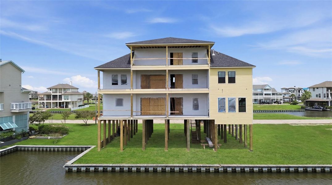 Front exterior of a new home in , Hitchcock, TX, highlighting curb appeal (Image 6).