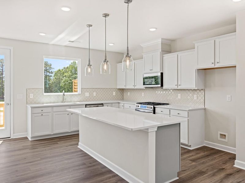 Furnished interior view inside a new home in Camden Park, Knightdale (Image 7). Furnished interior view inside a new home in Camden Park, Knightdale (Image 7).