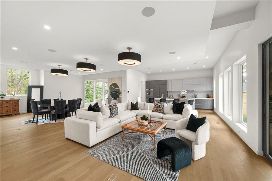 Furnished interior view inside a new home in , Atlanta (Image 48).