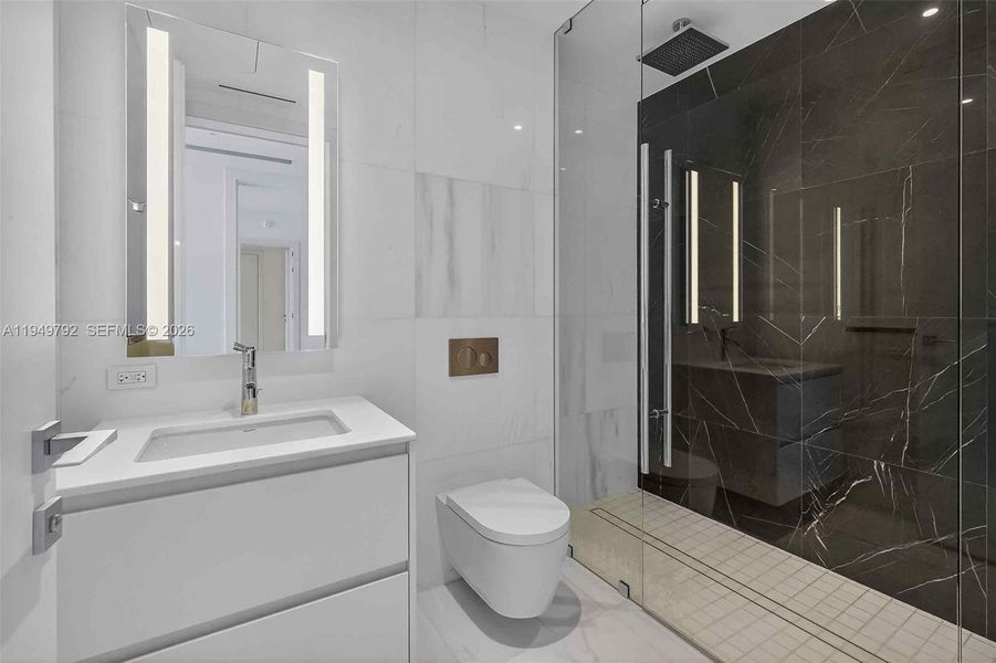 Furnished interior view inside a new home in , Miami (Image 14).