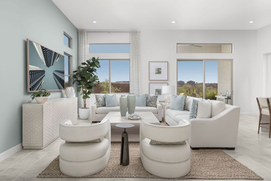 Representative furnished interior of a home built from the Cobalt by Mattamy Homes in Covena Pointe, Tucson (Image 6). Representative furnished interior of a home built from the Cobalt by Mattamy Homes in Covena Pointe, Tucson (Image 6).