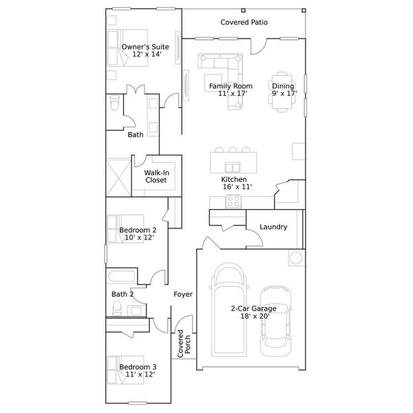 2D floor plan layout of this home in Sila, Huffman, TX (Image 2). 2D floor plan layout of this home in Sila, Huffman, TX (Image 2).