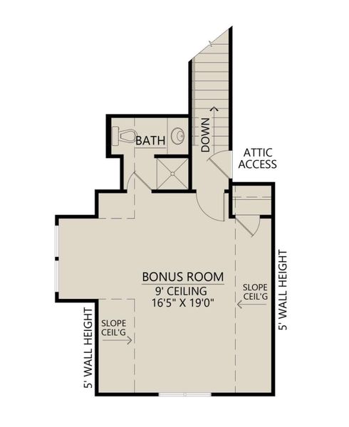 2D floor plan layout of this home in , Monroe, NC (Image 4).