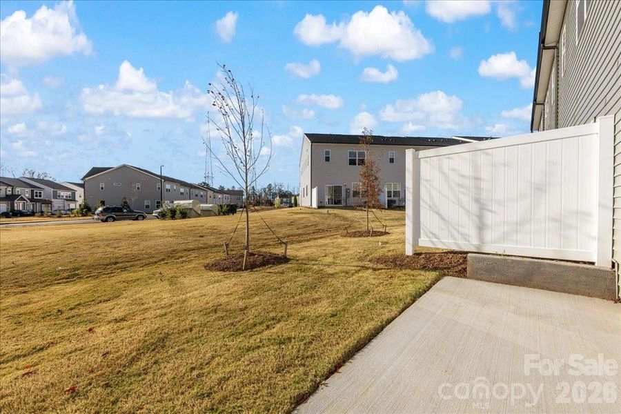 Rear Outdoor Living with Unobstructed Views.